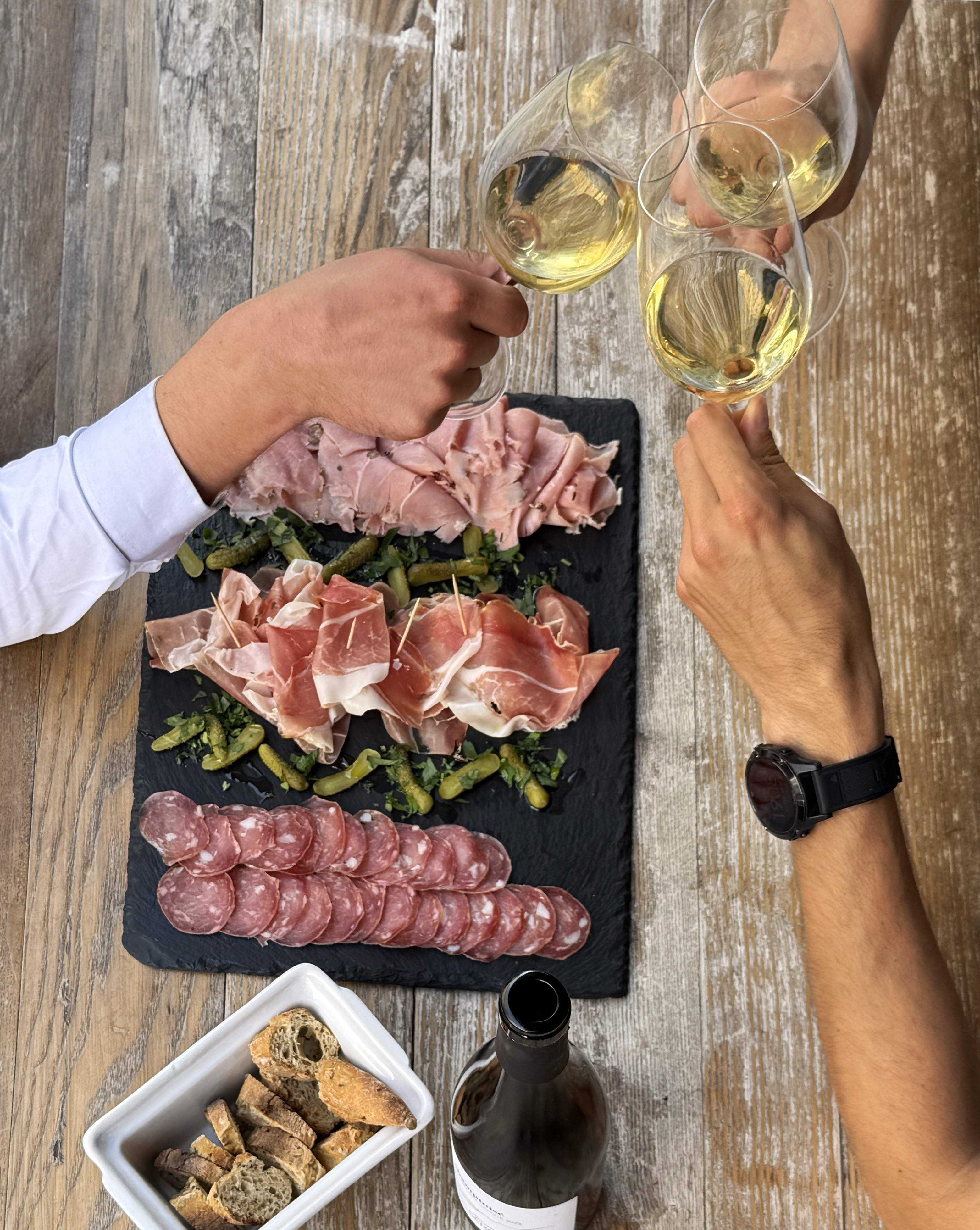 Bouteilles de grands crus